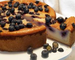Пошаговый рецепт пирога с творогом и черникой Открытый пирог с творогом и черникой